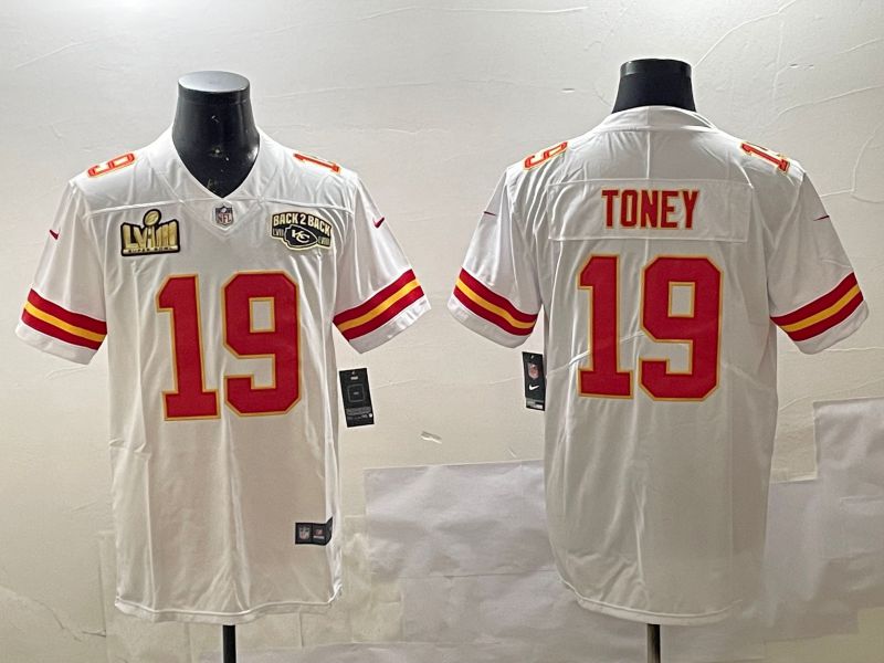 Men Kansas City Chiefs #19 Toney White Second generations 2025 Nike Limited NFL Jersey style 2